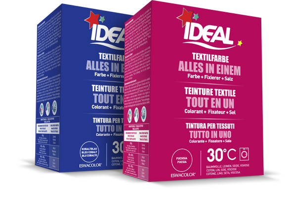 Sel Fixateur IDEAL Pour Teintures Textiles - 500g, Lot De 4, Pour Renforcer Et Fixer Les Couleurs Sur Tissus